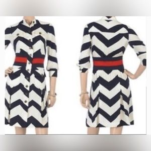 Diane von Furstenberg Alondra Dress size 4 button down